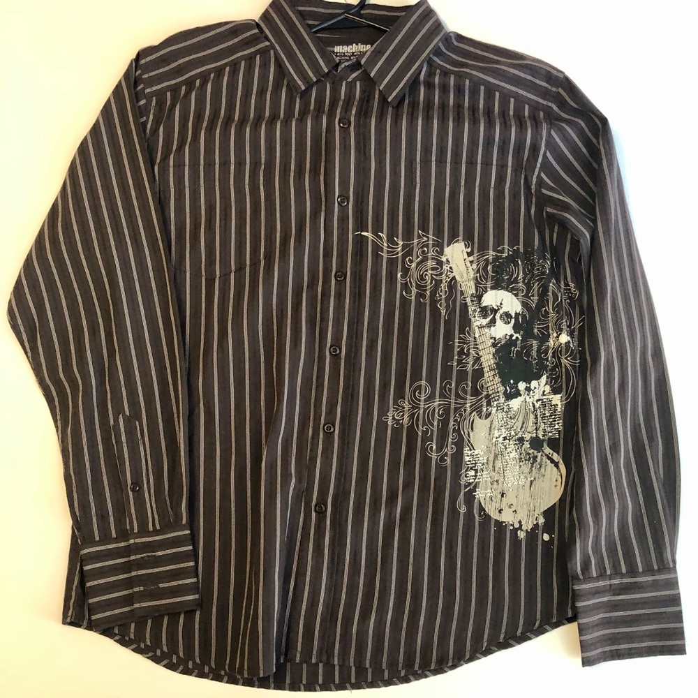 Machine Printed Long Sleeve Shirt-M. NWOT.